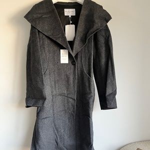 Petite Studio Wool Coat, Small